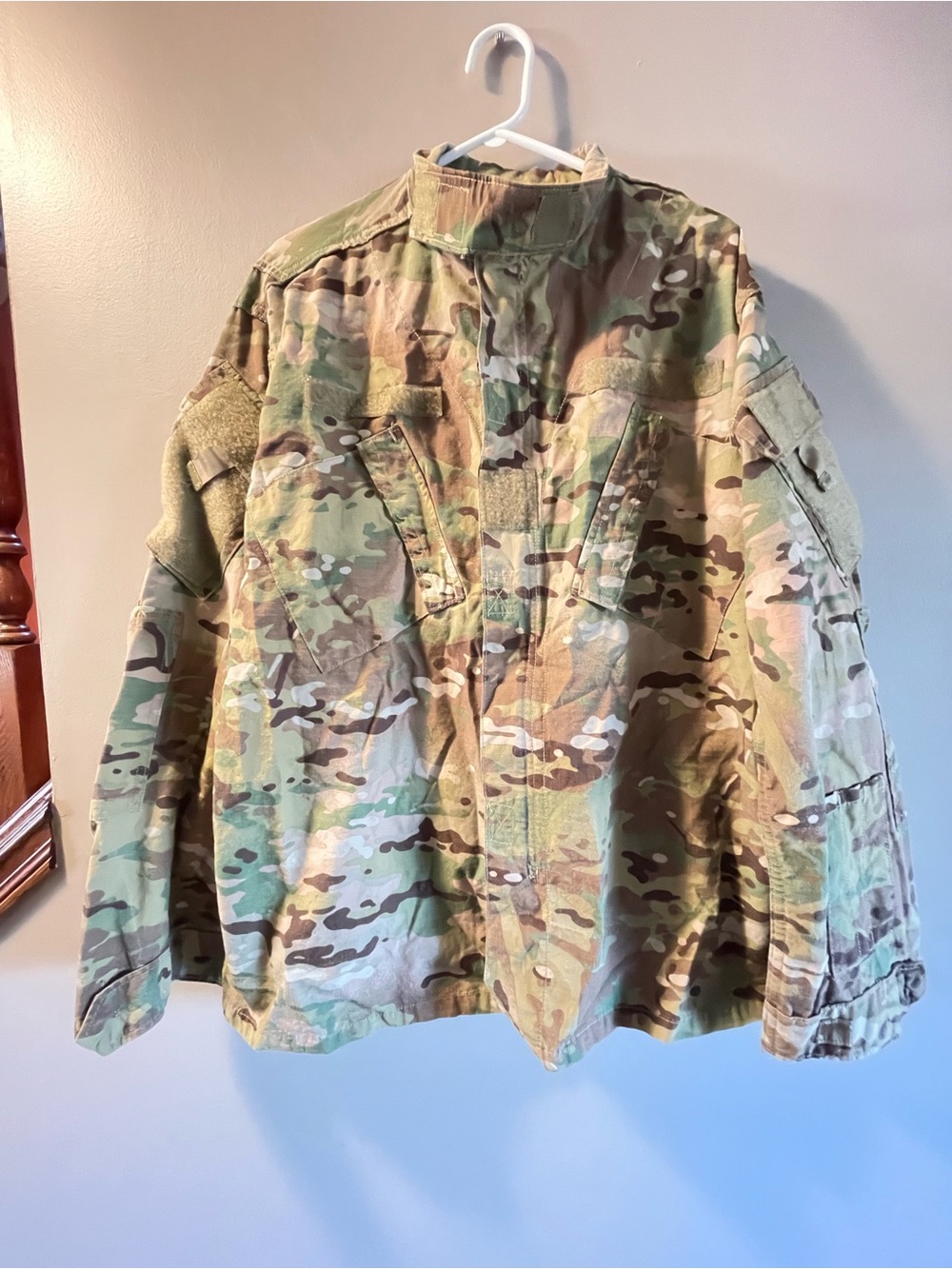 Men's Military Multicam Field Jacket - Camo Green